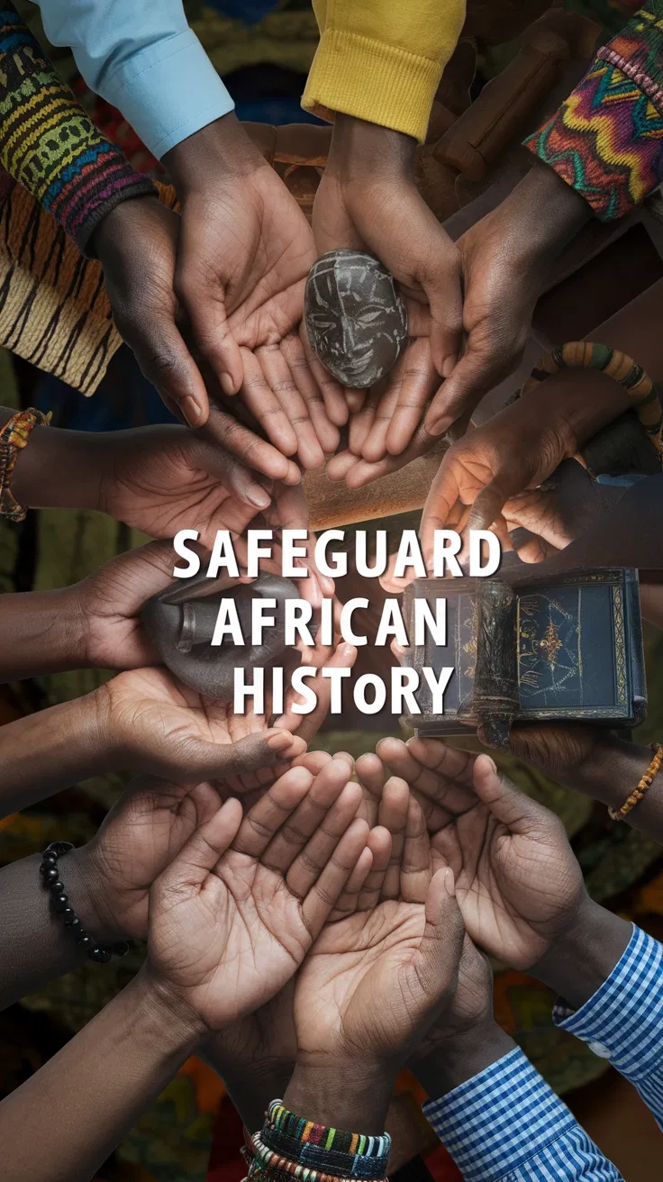 Hands carefully preserving Black historical documents and artifacts for future generations